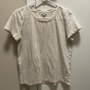J Crew Tee Speckled Size M